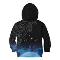 New Zealand Matariki Kid Hoodie Pleiades Star Cluster Blue Galaxy