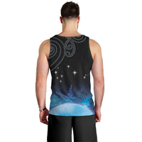 New Zealand Matariki Men Tank Top Pleiades Star Cluster Blue Galaxy