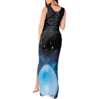 New Zealand Matariki Tank Maxi Dress Pleiades Star Cluster Blue Galaxy