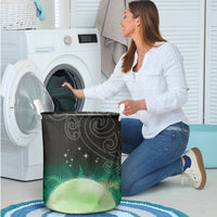 New Zealand Matariki Laundry Basket Pleiades Star Cluster Green Galaxy