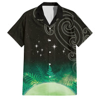 New Zealand Matariki Hawaiian Shirt Pleiades Star Cluster Green Galaxy