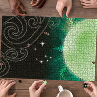 New Zealand Matariki Puzzle Pleiades Star Cluster Green Galaxy