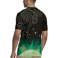 New Zealand Matariki Rugby Jersey Pleiades Star Cluster Green Galaxy