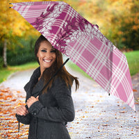 Pink Hawaii Palaka Umbrella Hawaiian Honohono Lei