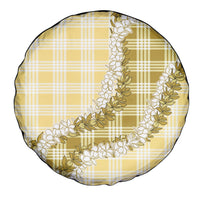 Yellow Hawaii Palaka Spare Tire Cover Hawaiian Honohono Lei