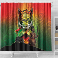 Vanuatu July 30th 1980 Shower Curtain Happy Independence Day - Polynesian Pride