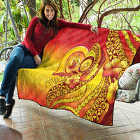 Vanuatu 46 Yia Indipendens Anivesari Quilt Tamtam Drum With Boar Tusk LT05 - Polynesian Pride
