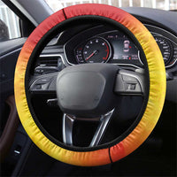 Vanuatu 45 Yia Indipendens Anivesari Steering Wheel Cover Tamtam Drum With Boar Tusk - Polynesian Pride