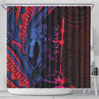 Samoan Pride Shower Curtain The Tui Manua - Polynesian Pride