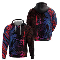 Samoan Pride Zip Hoodie The Tui Manua - Polynesian Pride