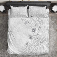 Lotu Tamaiti Samoa Bedding Set White Sunday Polynesian Tribal Pattern Elegant Style