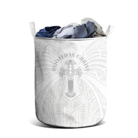 Samoa Christian Laundry Basket Rooted In Christ Polynesian Cross