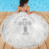 Samoa Christian Beach Blanket Rooted In Christ Polynesian Cross