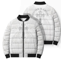Samoa Christian Bomber Puffer Jacket Rooted In Christ Polynesian Cross