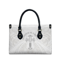 Samoa Christian Leather Bag Rooted In Christ Polynesian Cross