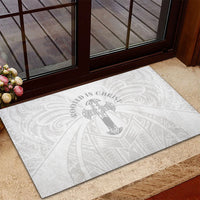 Samoa Christian Rubber Doormat Rooted In Christ Polynesian Cross