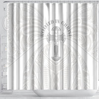 Samoa Christian Shower Curtain Rooted In Christ Polynesian Cross
