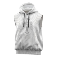 Samoa Christian Sleeveless Hoodie Rooted In Christ Polynesian Cross