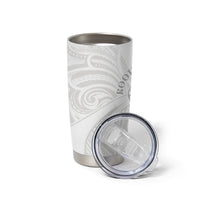Samoa Christian Tumbler Cup Rooted In Christ Polynesian Cross