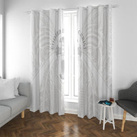 Samoa Christian Window Curtain Rooted In Christ Polynesian Cross