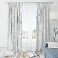 Samoa Christian Window Curtain Rooted In Christ Polynesian Cross