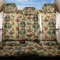 Hawaii Halloween Back Car Seat Cover Spooky Tropical Hula Zombie