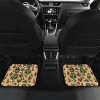 Hawaii Halloween Car Mats Spooky Tropical Hula Zombie