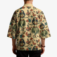 Hawaii Halloween Kimono Spooky Tropical Hula Zombie