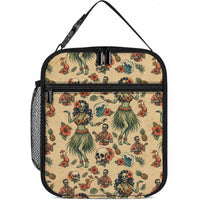 Hawaii Halloween Lunch Bag Spooky Tropical Hula Zombie