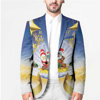 Niue Christmas Blazer Seashell Santa Beach Vibes - Polynesian Pride