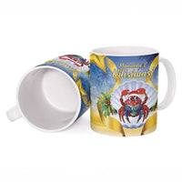 Niue Christmas Ceramic Mug Seashell Santa Beach Vibes - Polynesian Pride