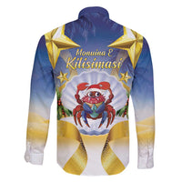 Niue Christmas Family Matching Long Sleeve Bodycon Dress and Hawaiian Shirt Seashell Santa Beach Vibes - Polynesian Pride