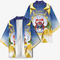 Niue Christmas Kimono Seashell Santa Beach Vibes - Polynesian Pride