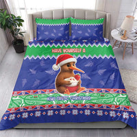 New Zealand Christmas Bedding Set Have Yourself A Kiwi-tastic Christmas - Polynesian Pride