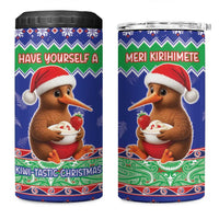 New Zealand Christmas 4 in 1 Can Cooler Tumbler Have Yourself A Kiwi-tastic Christmas - Polynesian Pride
