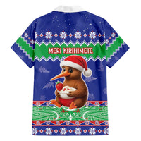 New Zealand Christmas Family Matching Off The Shoulder Long Sleeve Dress and Hawaiian Shirt Have Yourself A Kiwi-tastic Christmas - Polynesian Pride