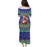 New Zealand Christmas Family Matching Puletasi and Hawaiian Shirt Have Yourself A Kiwi-tastic Christmas - Polynesian Pride