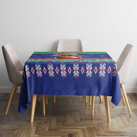 New Zealand Christmas Tablecloth Have Yourself A Kiwi-tastic Christmas - Polynesian Pride