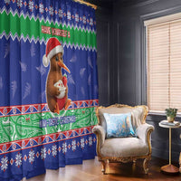 New Zealand Christmas Window Curtain Have Yourself A Kiwi-tastic Christmas - Polynesian Pride