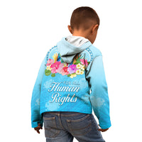 Universal Human Rights Month Kid Hoodie Polynesian Style LT05 - Polynesian Pride