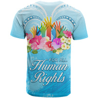 Universal Human Rights Month T Shirt Polynesian Style LT05 - Polynesian Pride