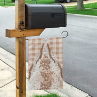 Aloha Hawaii Palaka Garden Flag Beige Plumeria Lei - Polynesian Pride