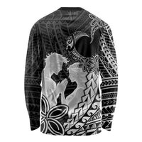Alofa Samoa Valentine Black Long Sleeve Shirt Love Is The Greatest Thing