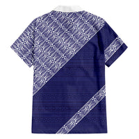 Tonga Queen Salote College Hawaiian Shirt 100 Years Anniversary Navy Color