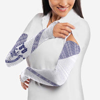 Tonga Queen Salote College Arm Sleeves 100 Years Anniversary White Color
