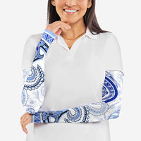 Polynesia Paisley Arm Sleeves Mix Navy Polynesian Pattern - Polynesian Pride
