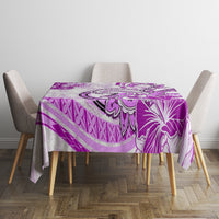 Polynesia Paisley Tablecloth Mix Pink Polynesian Pattern