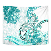 Polynesia Paisley Tapestry Mix Teal Polynesian Pattern