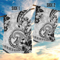 Polynesia Paisley Garden Flag Mix White Polynesian Pattern