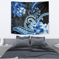 Polynesia Paisley Tapestry Mix Blue Polynesian Pattern